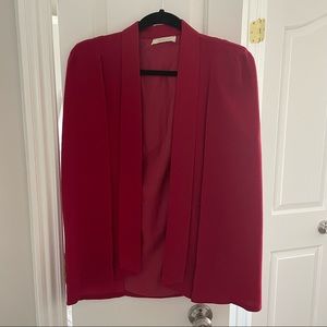 Red Cape Blazer Size Medium